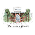 Florida Gators Stadium Decal by Laura Wilcox 4" x 6"