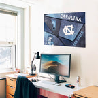 North Carolina Tar Heels Mosaic Poster 16" x 24"