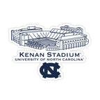 North Carolina Tar Heels Stadium Line Art Decal 4" x 6"