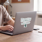 Michigan State Spartans Stadium Line Art Decal 4" x 6"