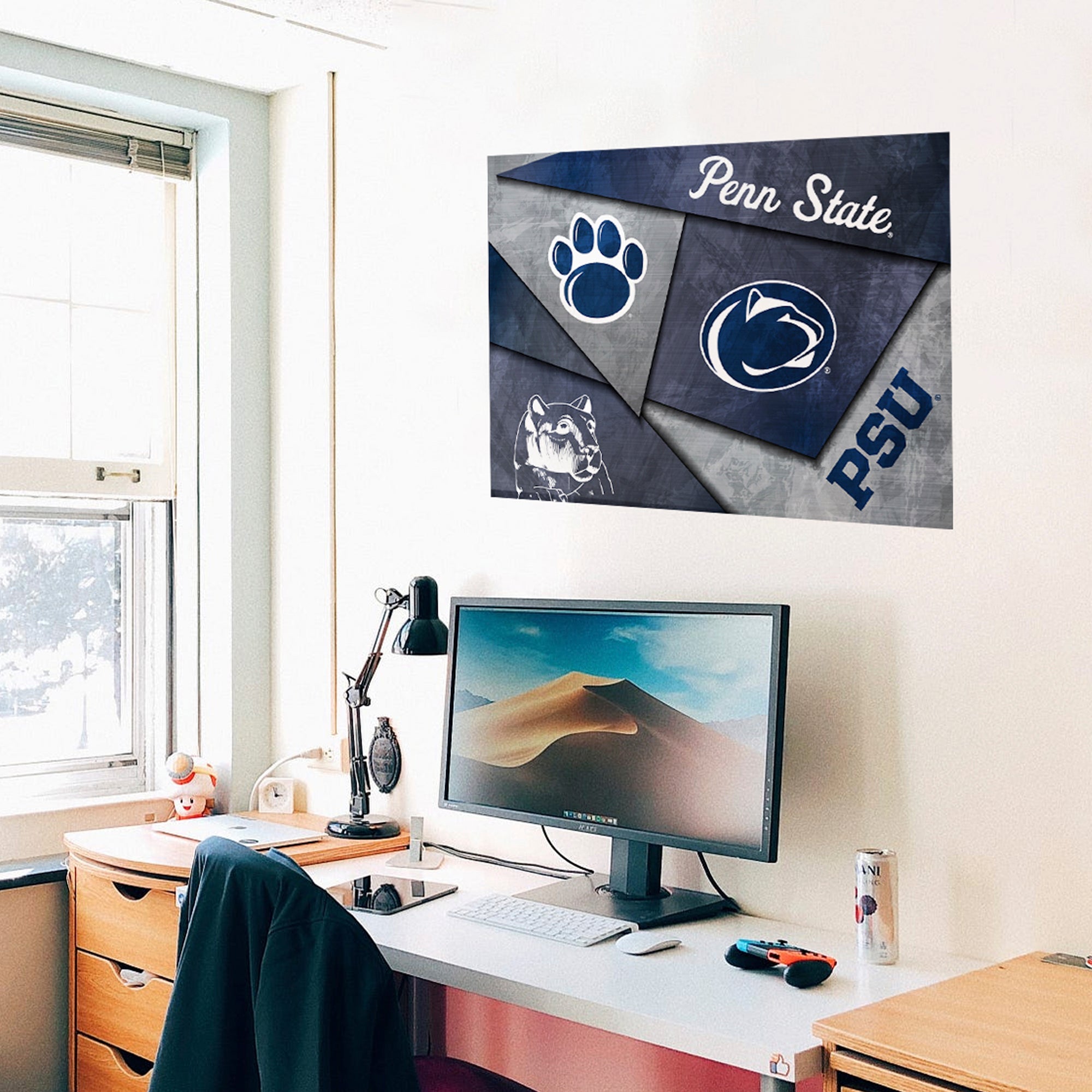 Penn State Nittany Lions Mosaic Poster 12" x 18"
