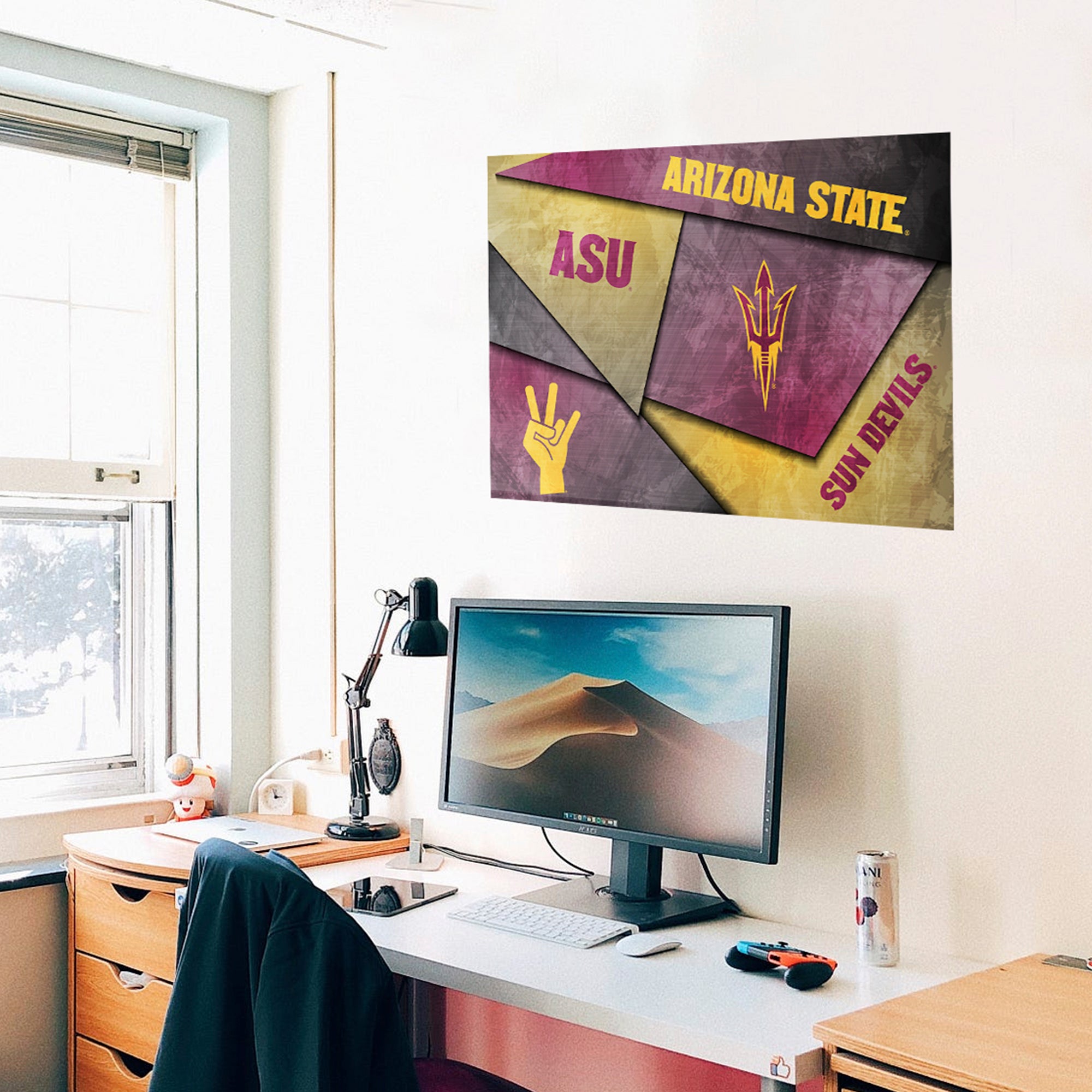 Arizona State Sun Devils Mosaic Poster 16" x 24"