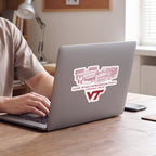 Virginia Tech Hokies Stadium Line Art Decal 4" x 6"