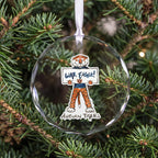 Auburn Tigers Mascot Clear Round Ornament by Laura Wilcox