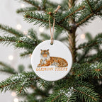 Clemson Tigers Mascot Round Ornament by Laura Wilcox