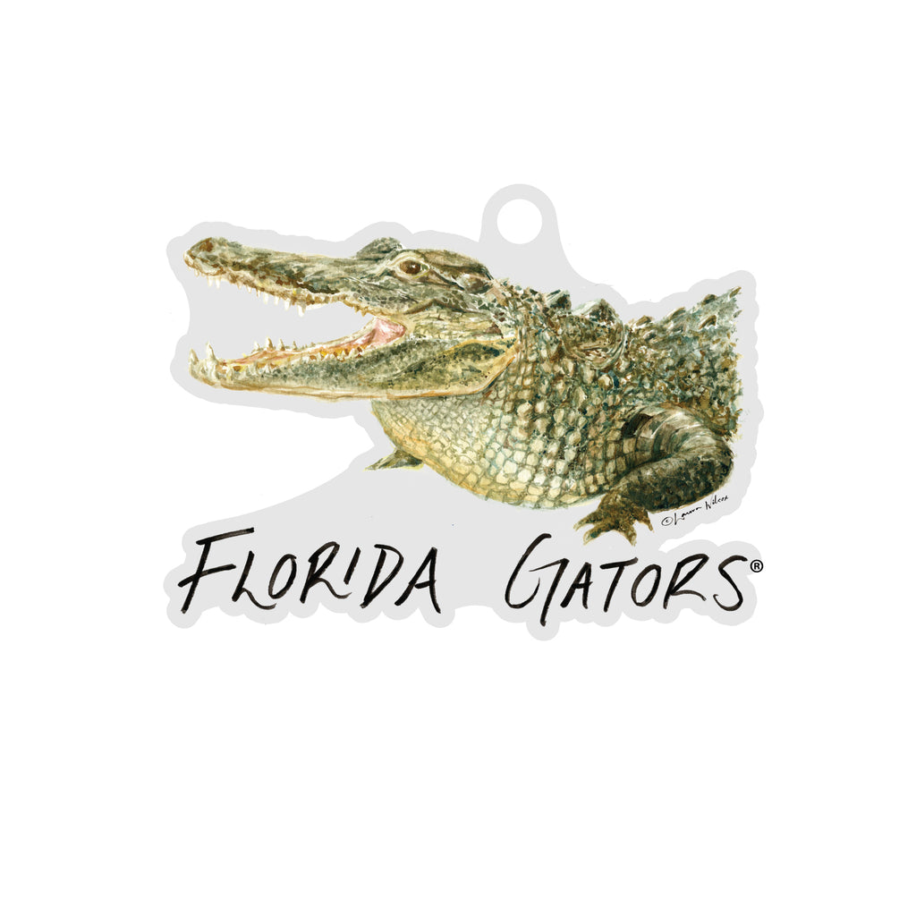 Florida Gators Mascot Acrylic Ornament by Laura Wilcox