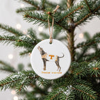 Tennessee Volunteers Mascot Round Ornament by Laura Wilcox