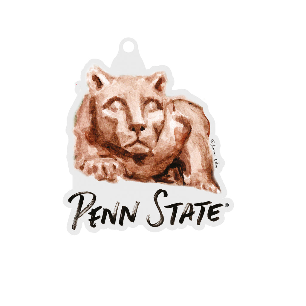 Penn State Nittany Lions Mascot Acrylic Ornament by Laura Wilcox
