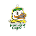 Oregon Ducks Mascot Acrylic Ornament by Laura Wilcox