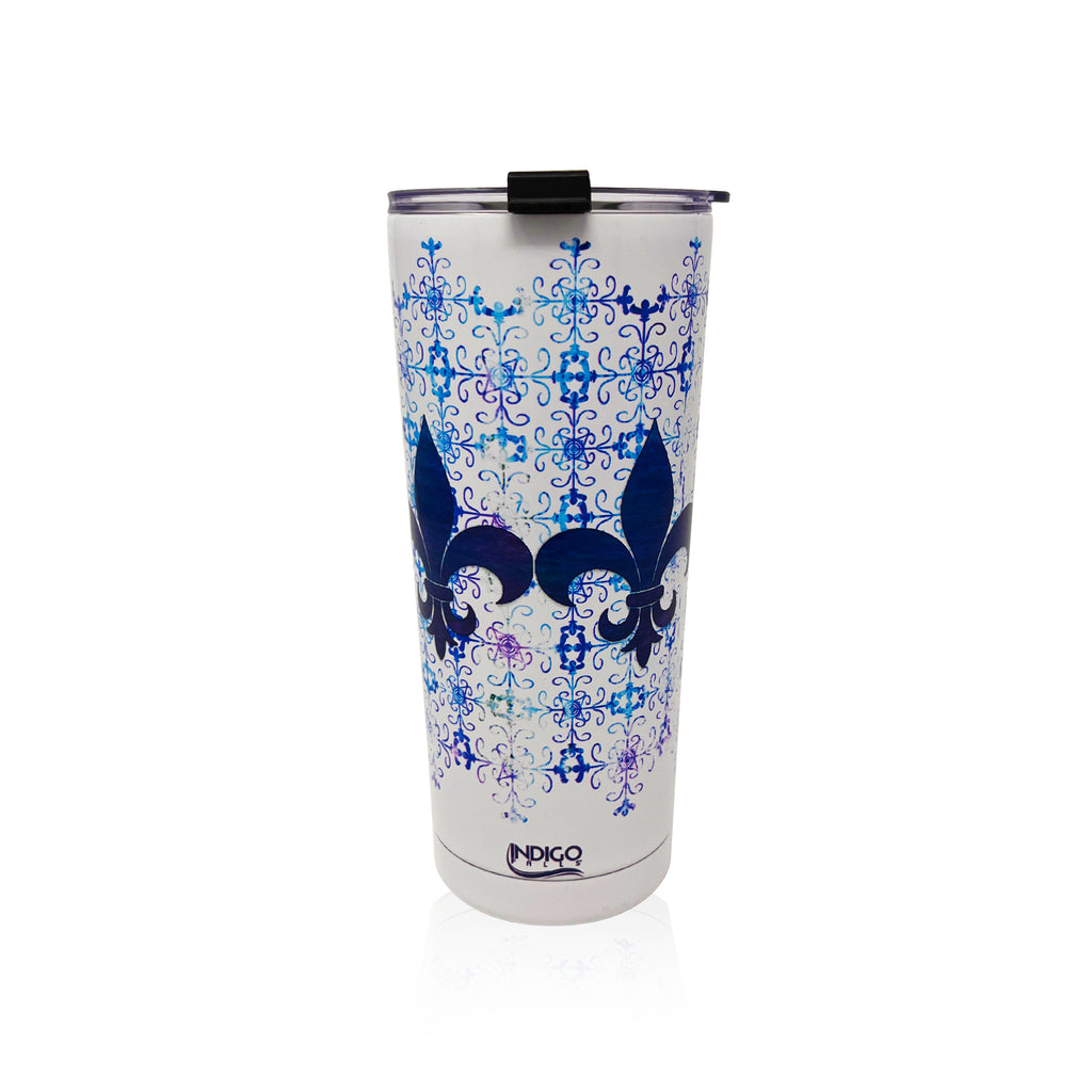Fleur De Lis 24 oz Tumbler