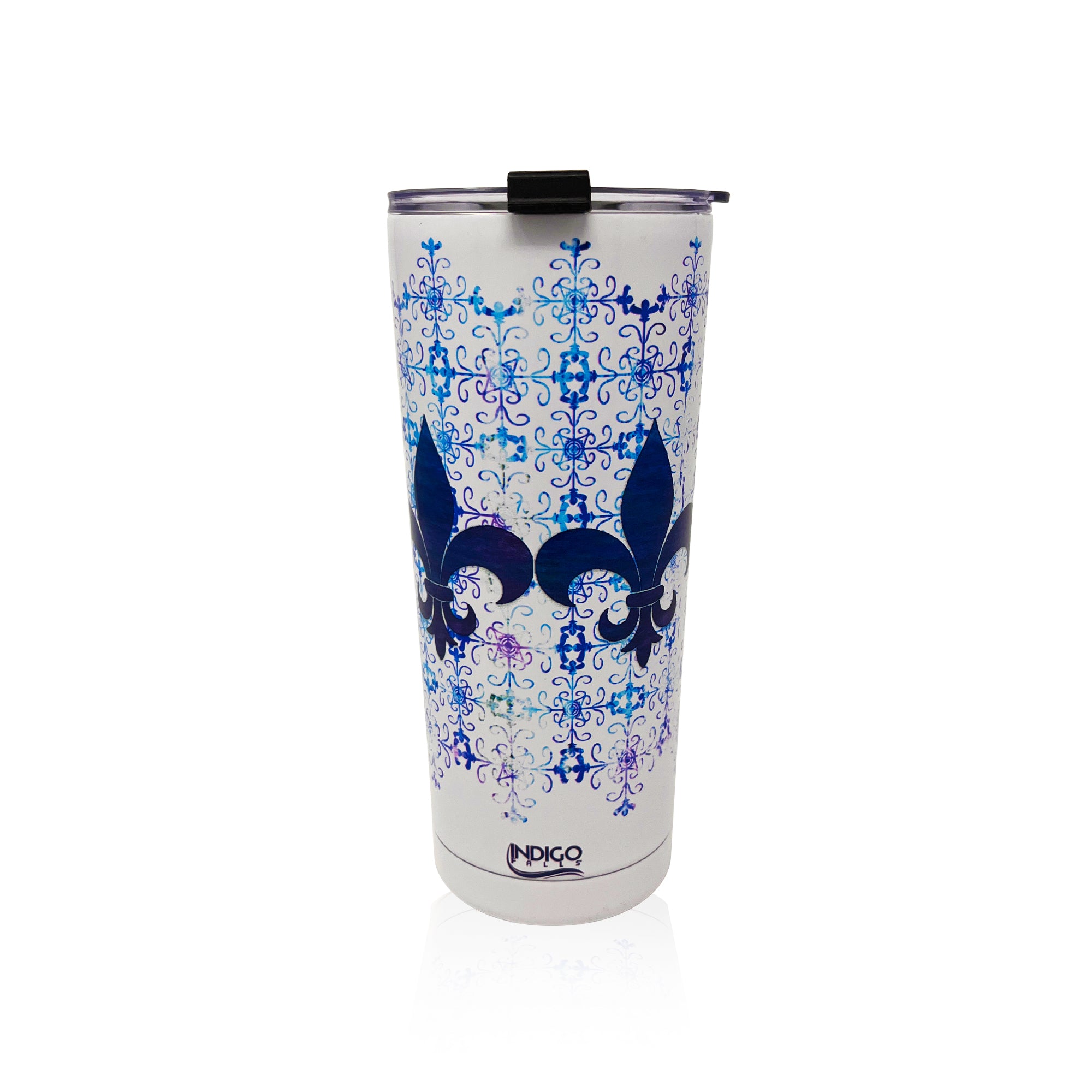 Fleur De Lis 24 oz Tumbler
