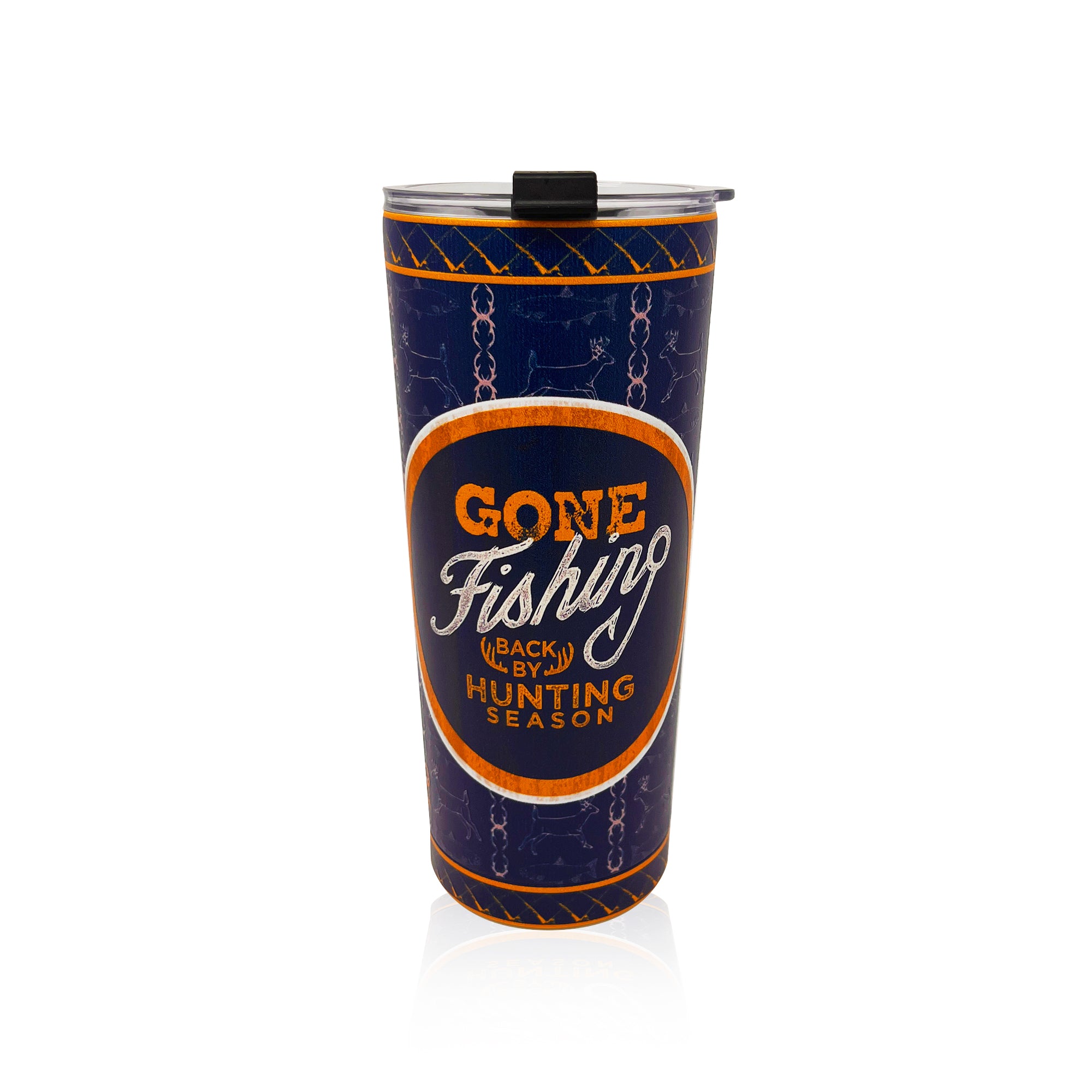 Gone Fishing 24 oz Tumbler