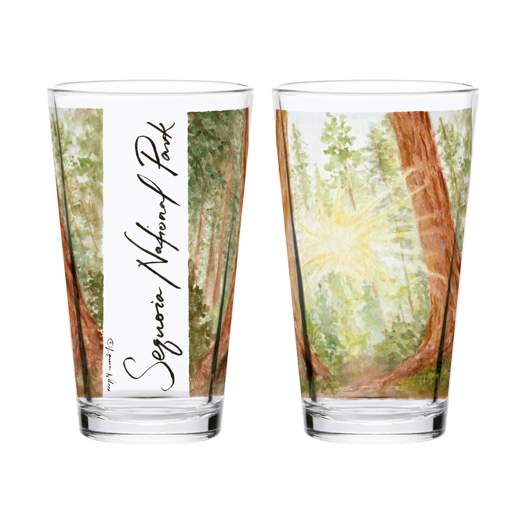 16oz Sequoia National Park 2-Pack Pint Set by Laura Wilcox