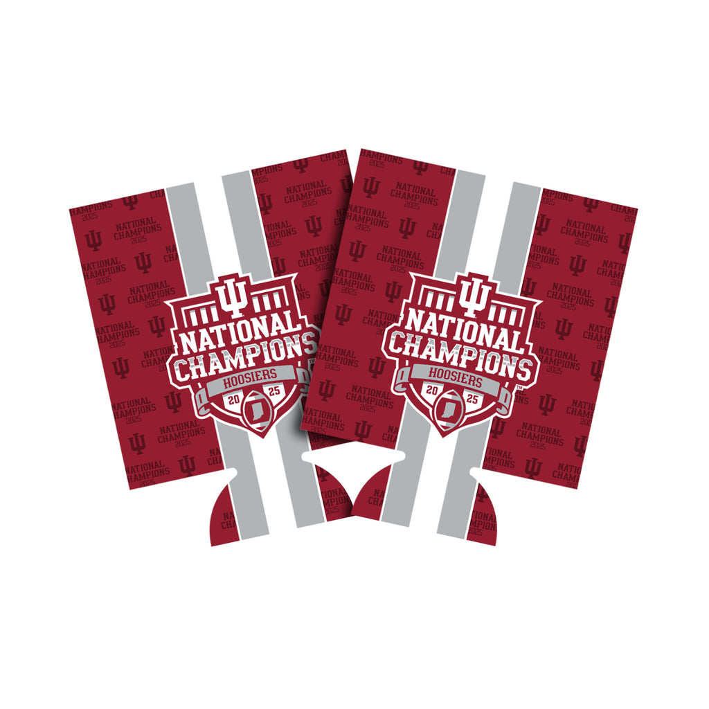 2025 CFP Football National Champions Indiana Hoosiers 2-Pack Pocket Coolie