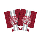 2025 CFP Football National Champions Indiana Hoosiers 2-Pack Pocket Coolie