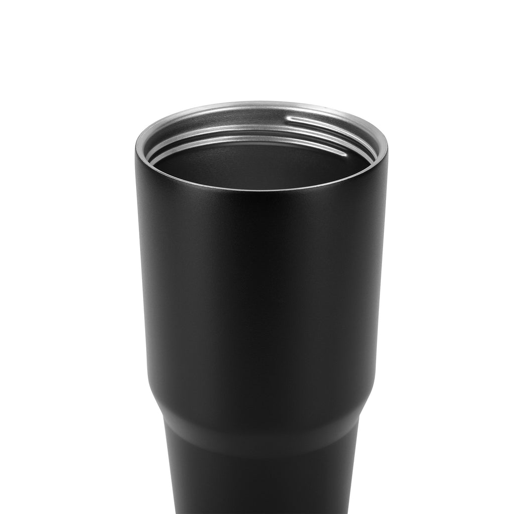30oz without handle Black Powder Coated Tumbler