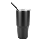 30oz without handle Black Powder Coated Tumbler