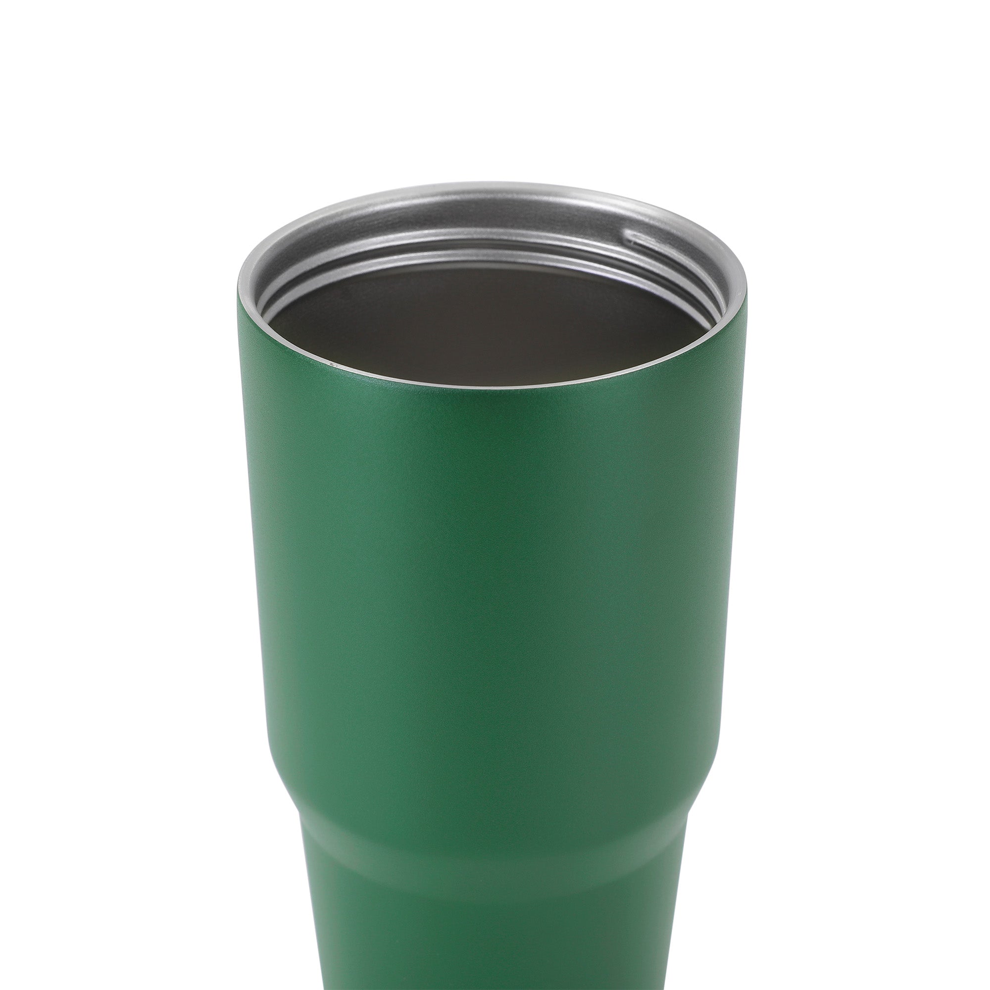30oz without handle Green Powder Coated Tumbler