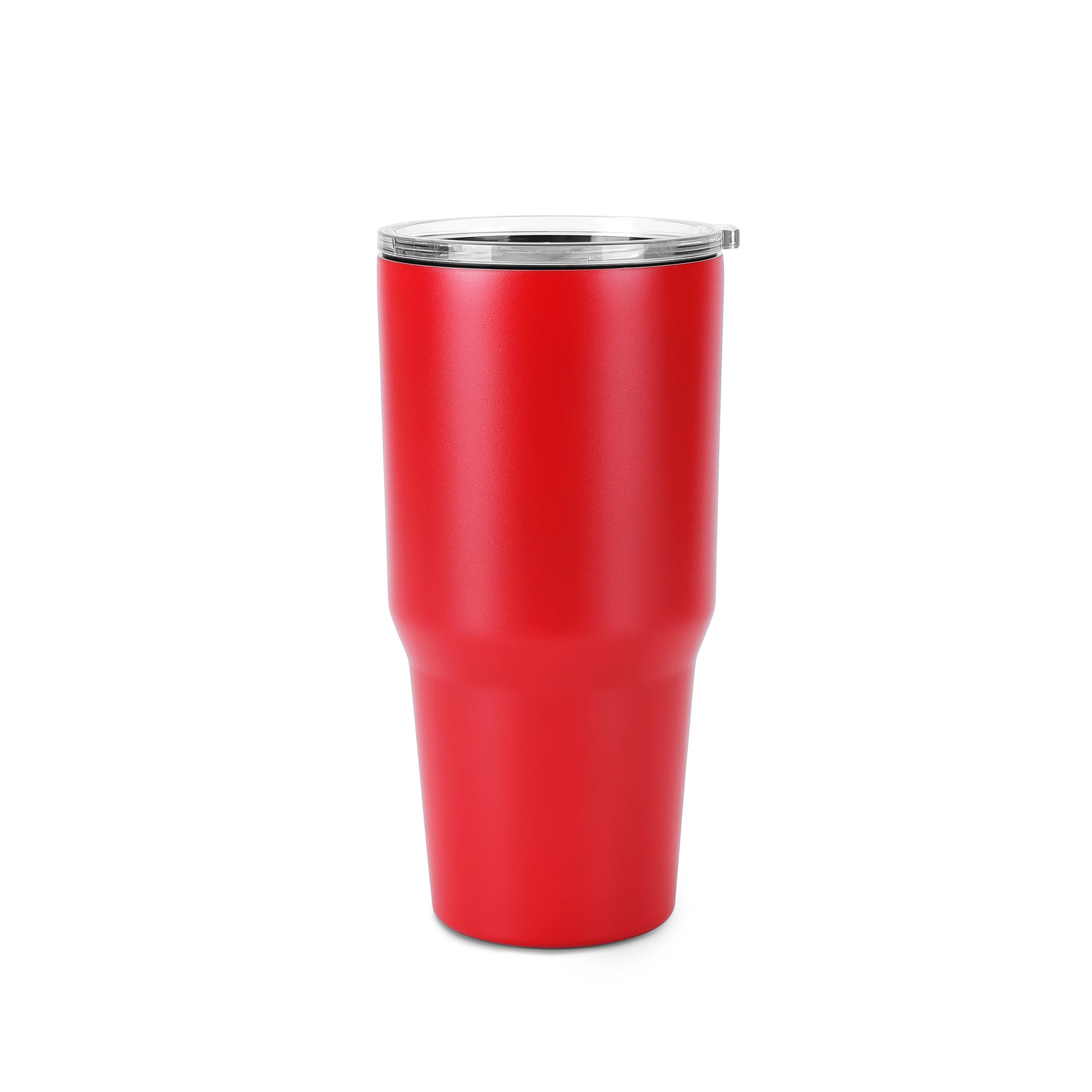 30oz without handle Red Powder Coated Tumbler