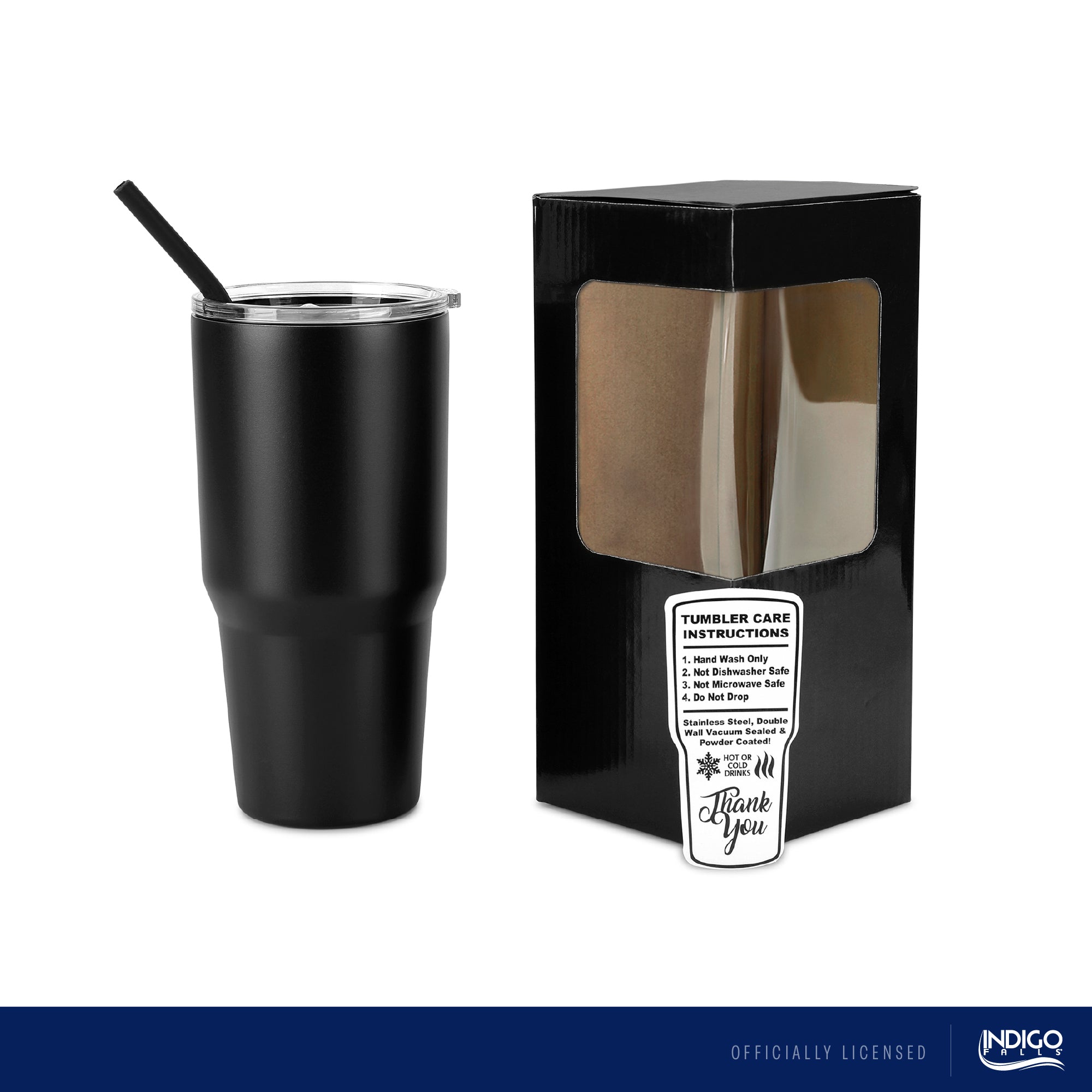 36oz Cincinnati Bearcats Gold Black Anodized Tumbler