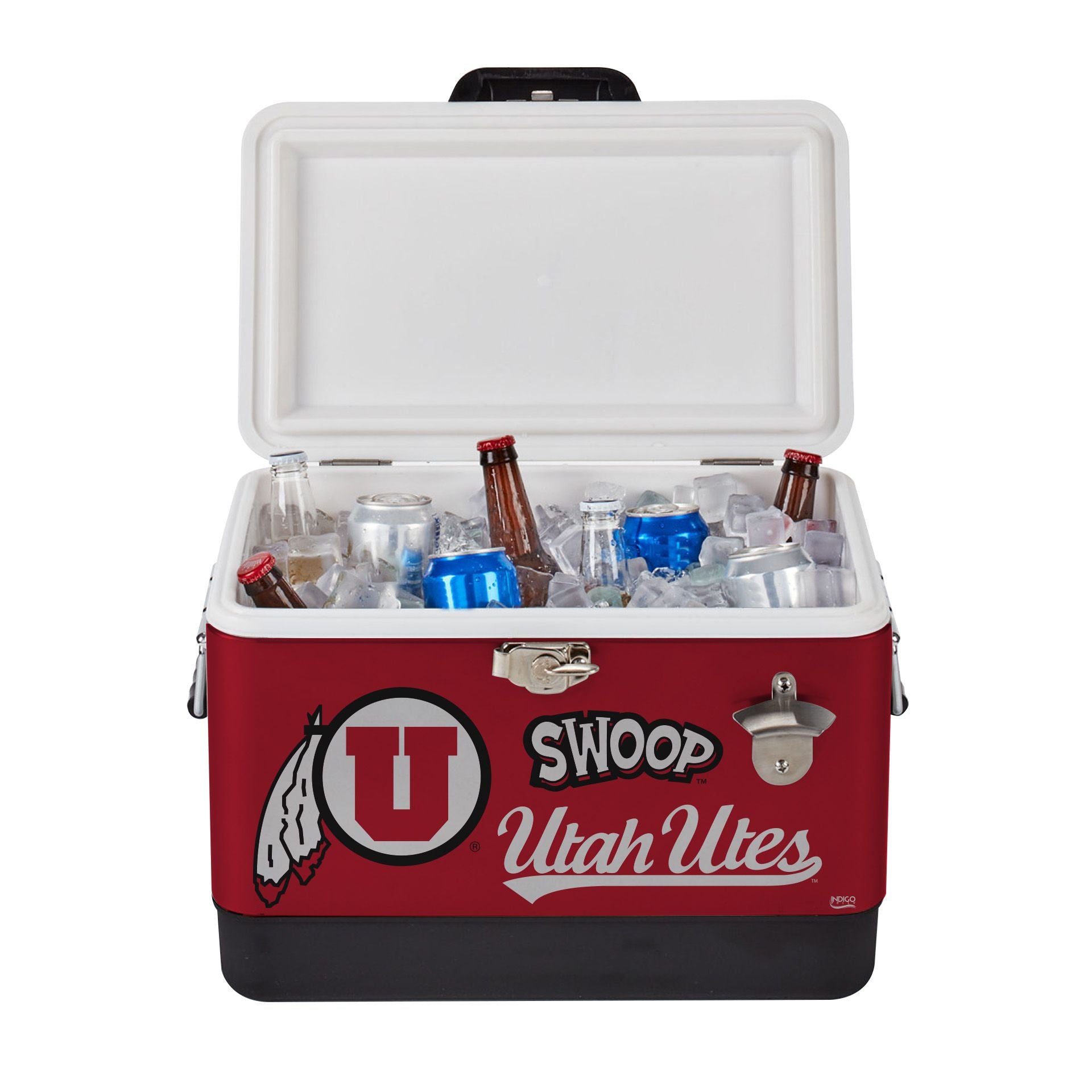 26qt Utah Utes Medley Steel Cooler