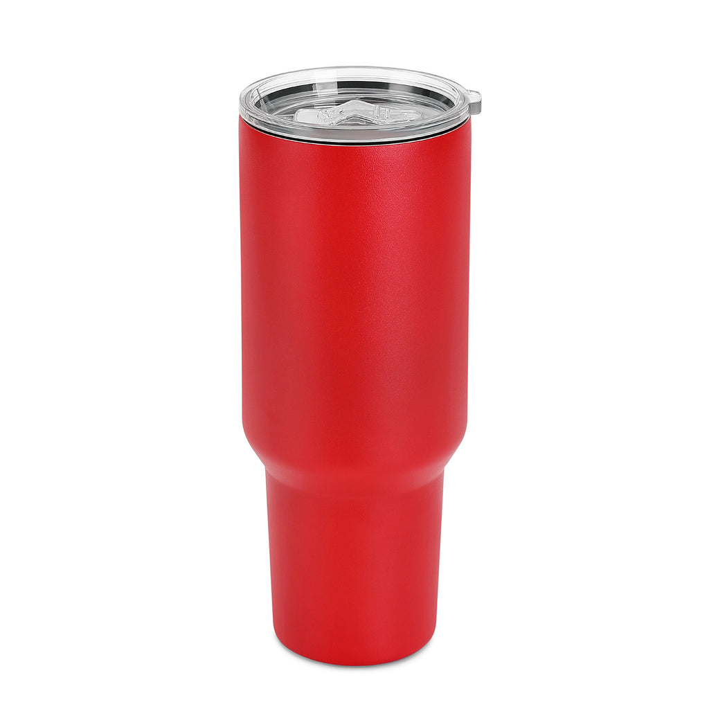 40oz Red Powder Coated Tumbler