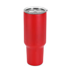 40oz Red Powder Coated Tumbler