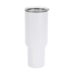 40oz White Powder Coated Tumbler