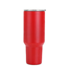 40oz Red Powder Coated Tumbler