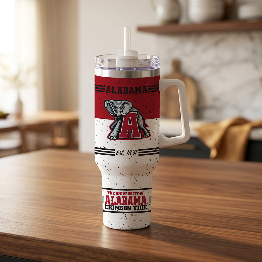 Alabama Crimson Tide 40oz Rocky Vintage Tumbler