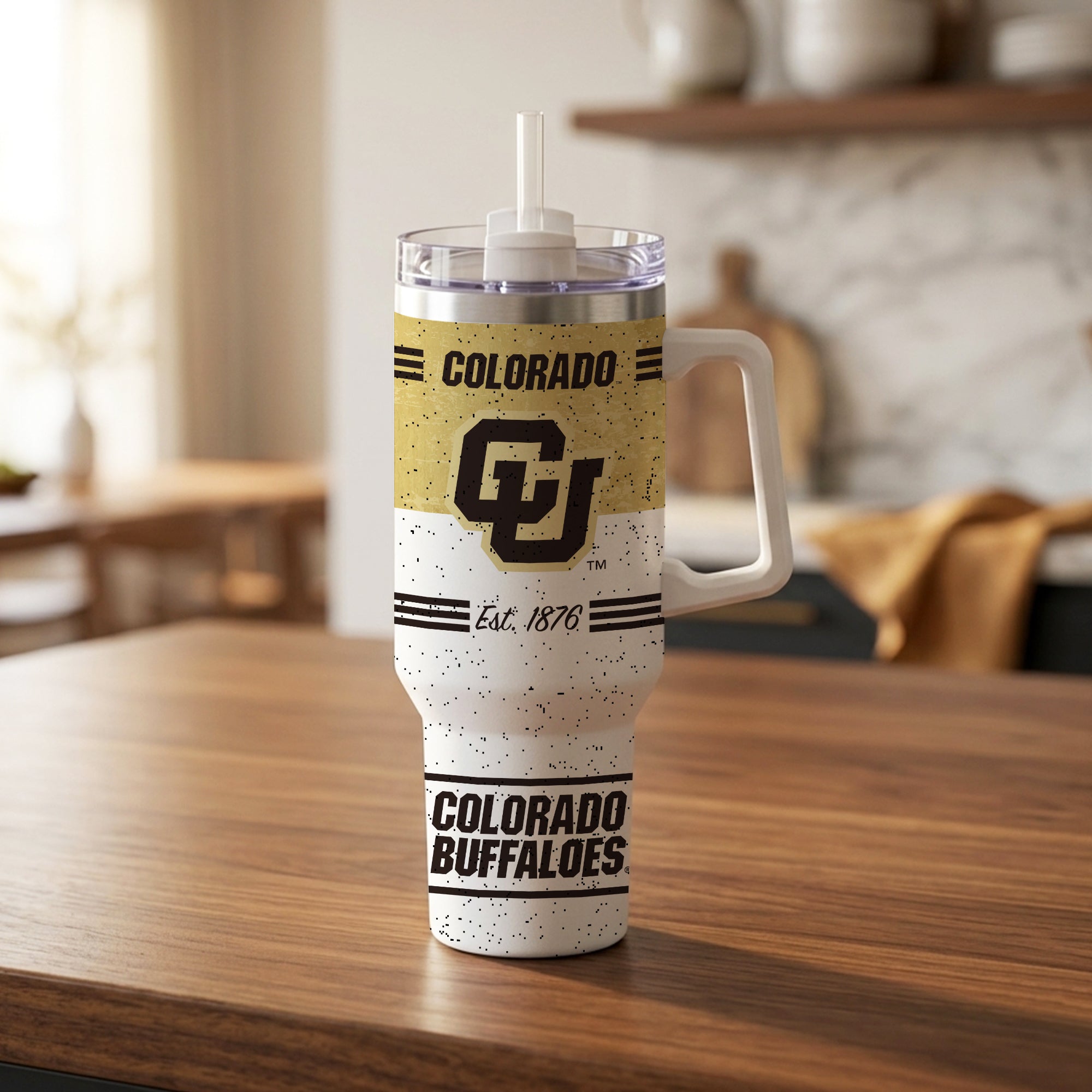 Colorado Buffaloes 40oz Rocky Vintage Tumbler