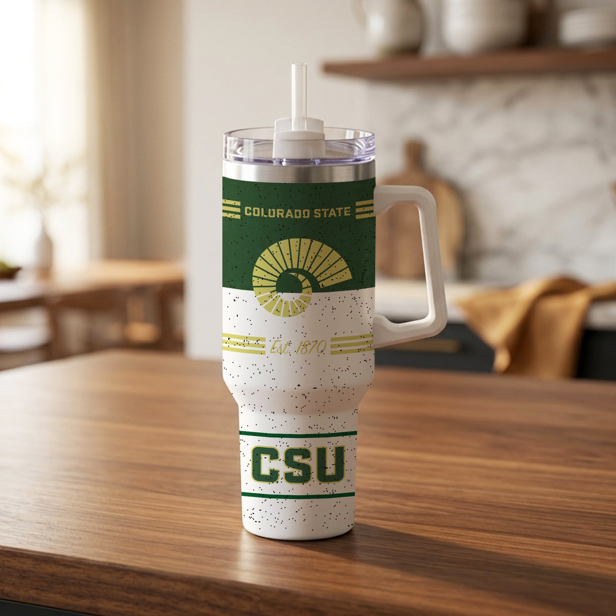 Colorado State Rams 40oz Rocky Vintage Tumbler