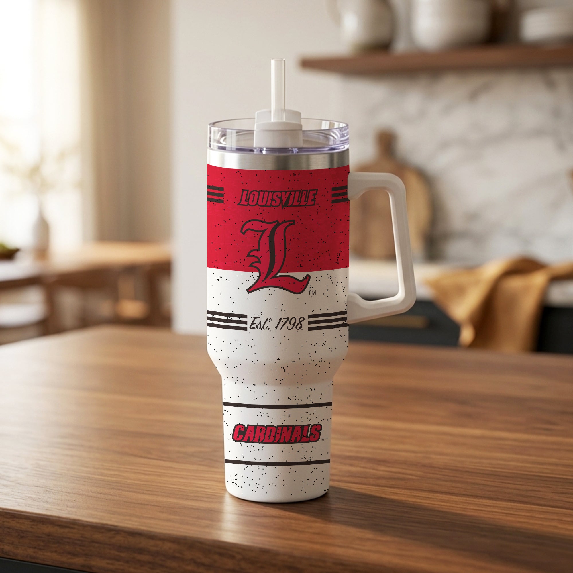 Louisville Cardinals 40oz Rocky Vintage Tumbler