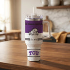 TCU Horned Frogs 40oz Rocky Vintage Tumbler