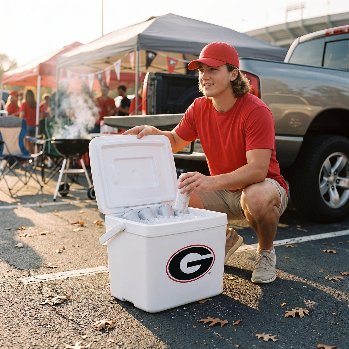 16qt Georgia Bulldogs Tailgate Cooler