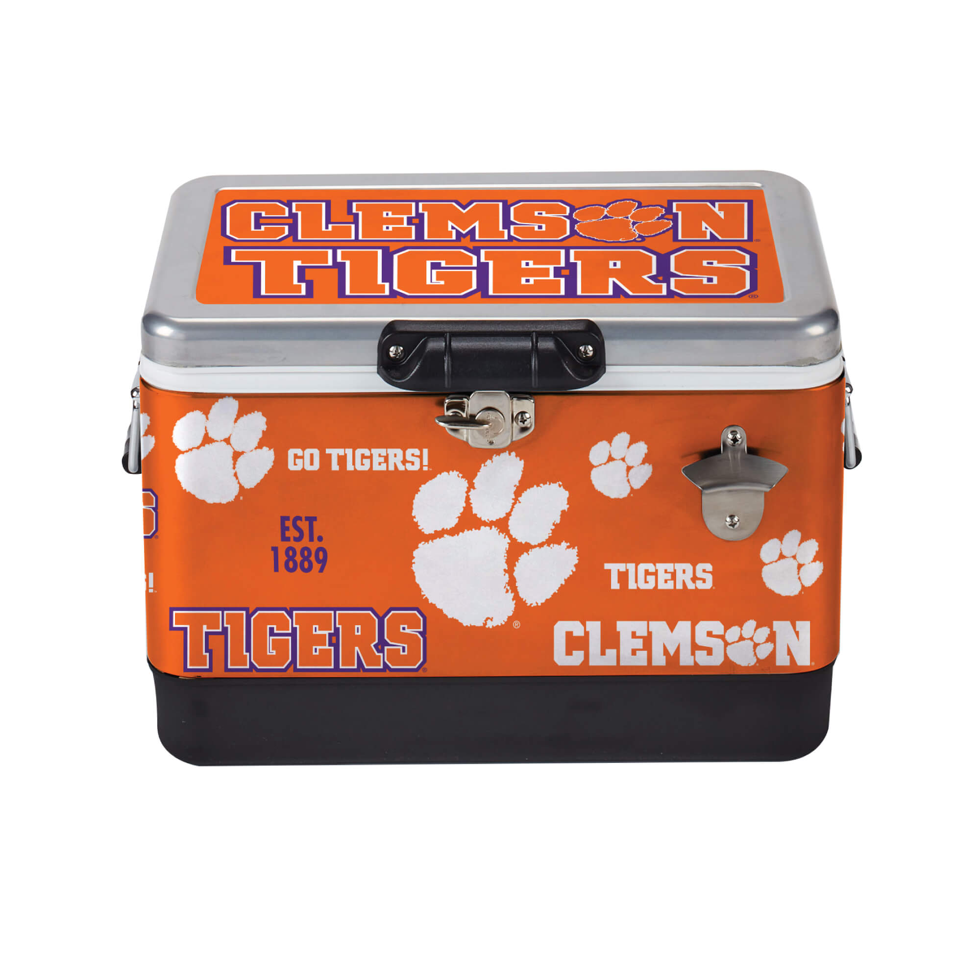 26qt Clemson Tigers Medley Metal Cooler