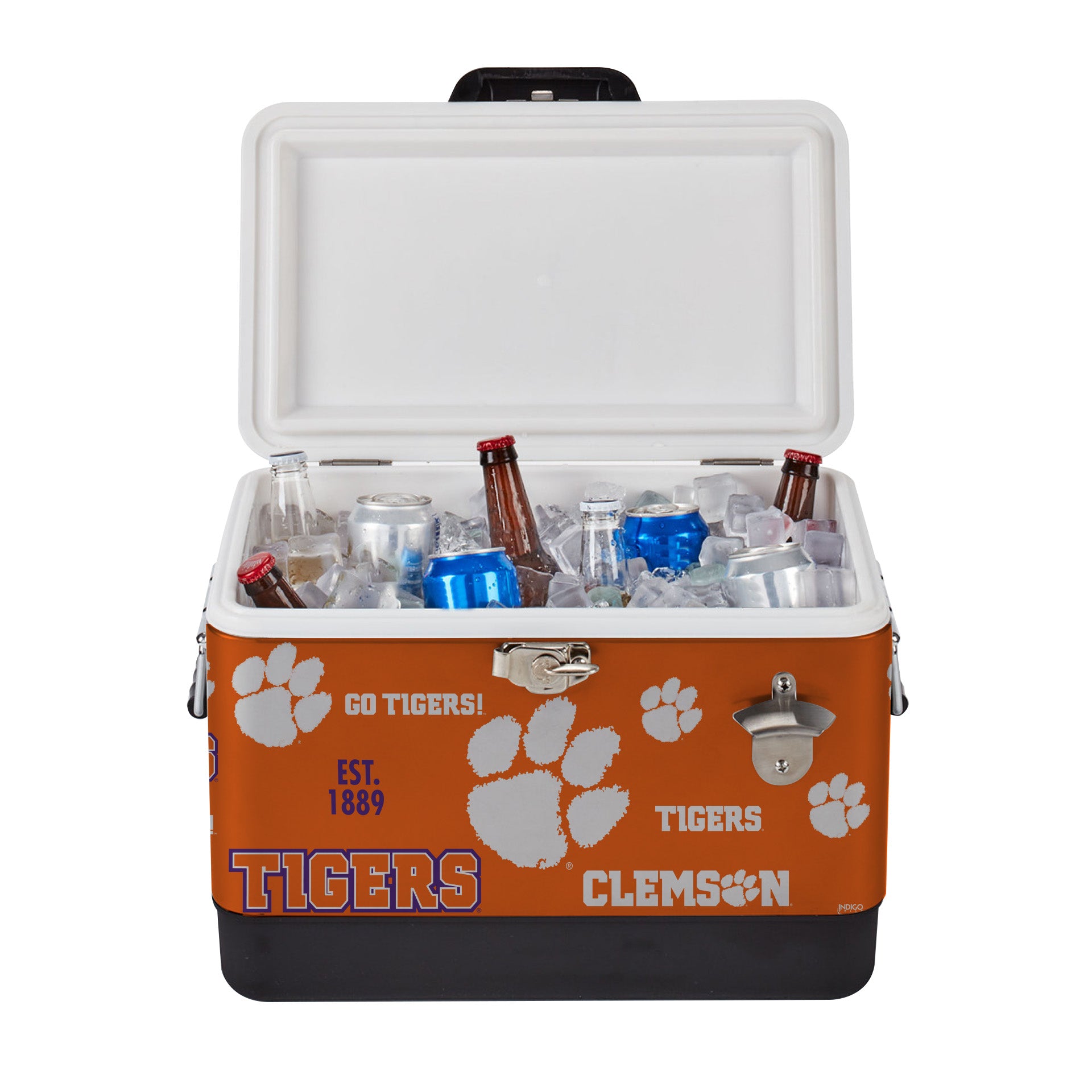 26qt Clemson Tigers Medley Metal Cooler