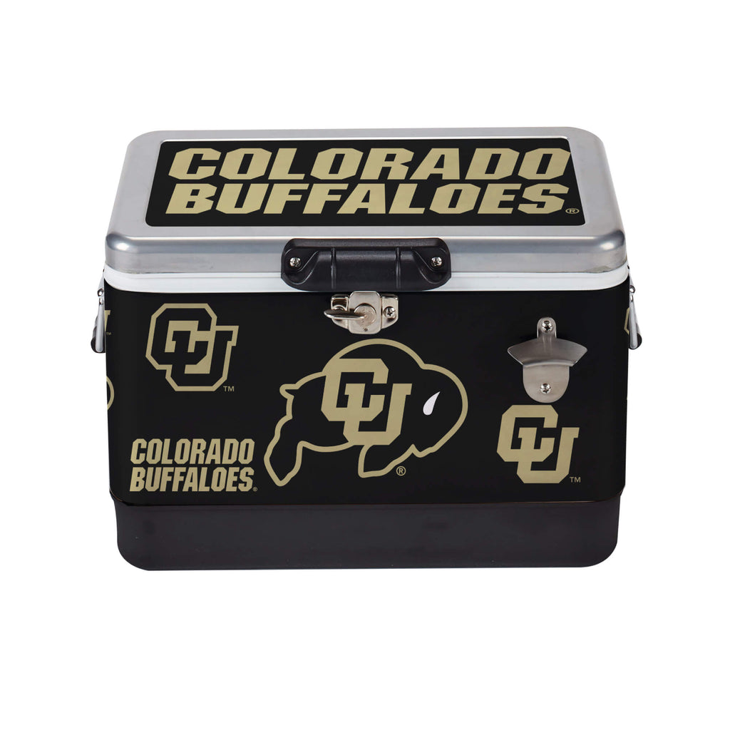 26qt Colorado Buffaloes Medley Metal Cooler