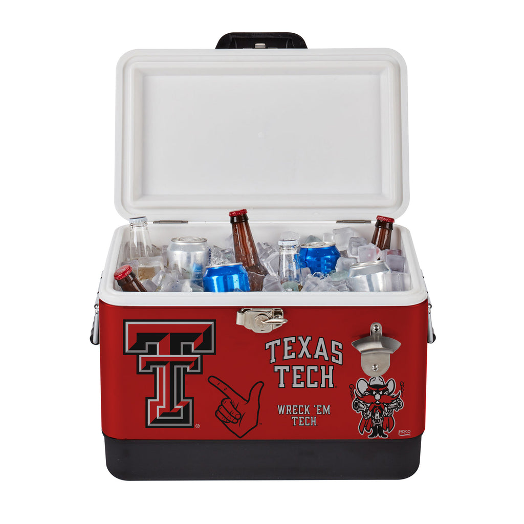 26qt Texas Tech Red Raiders Medley Metal Cooler