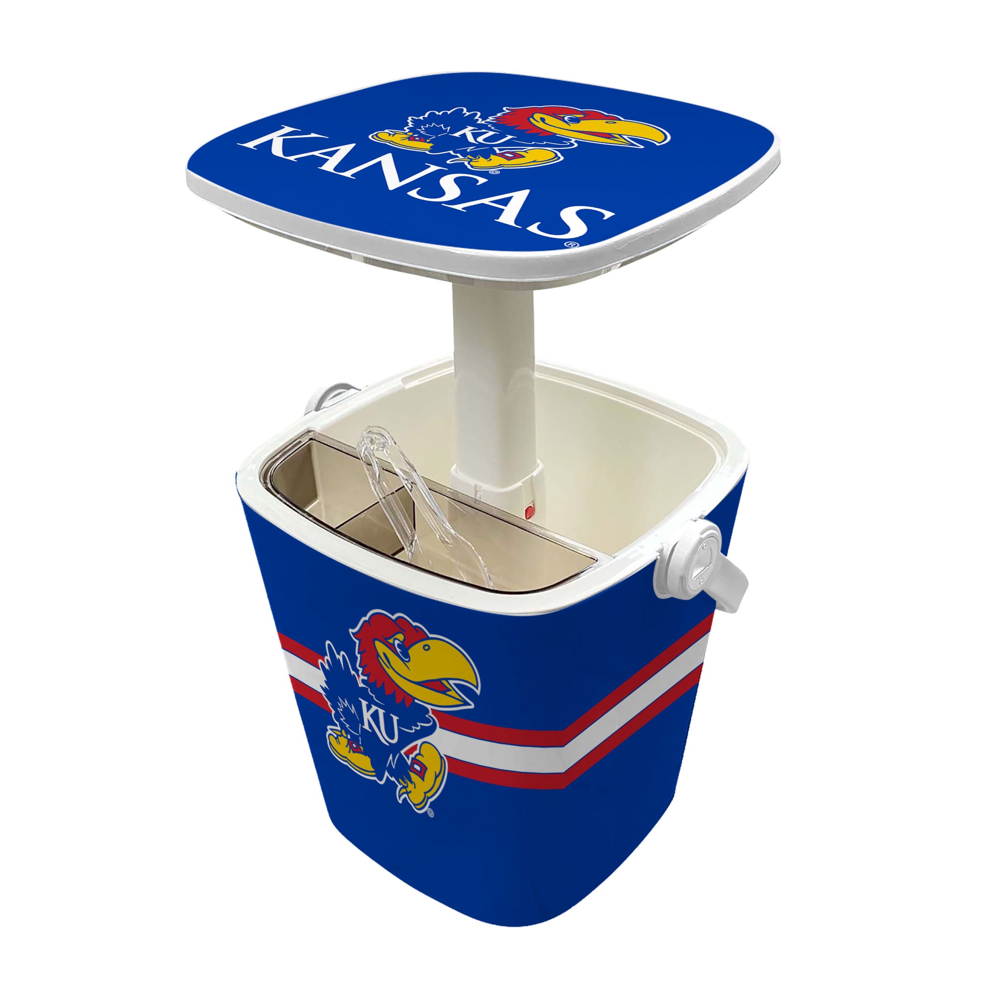 16QT Kansas Jayhawks Mini Cool Bar Cooler