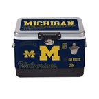26qt Michigan Wolverines Medley Metal Cooler