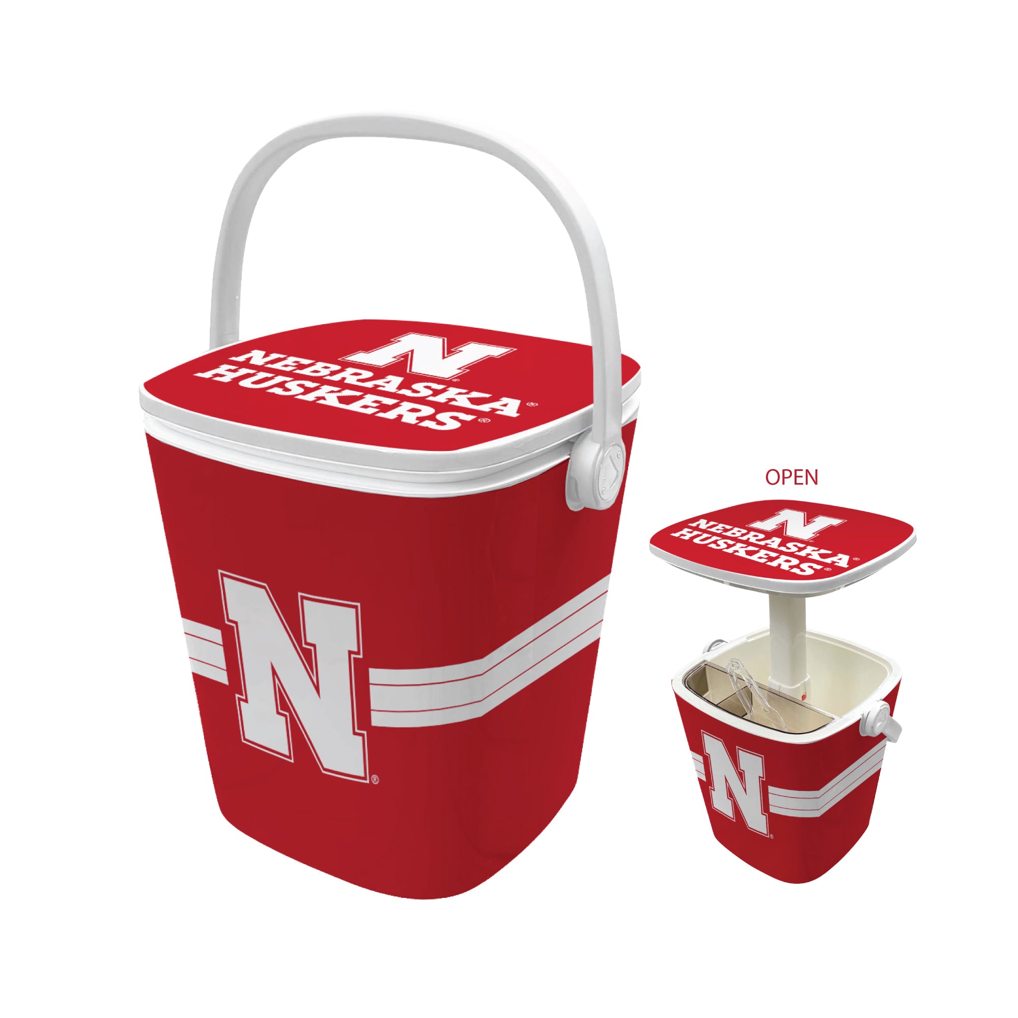 16qt Nebraska Cornhuskers Mini Cool Bar Cooler