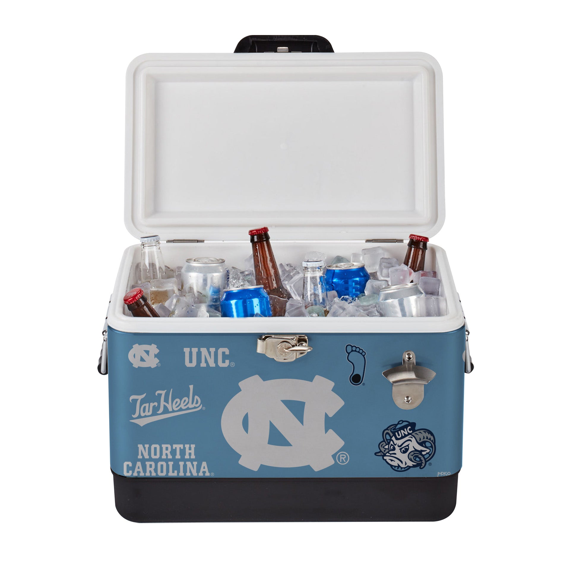 26qt North Carolina Tar Heels Medley Metal Cooler