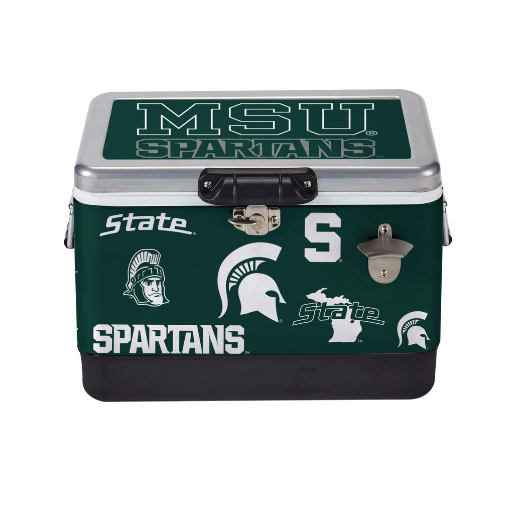 26qt Michigan State Spartans Medley Metal Cooler