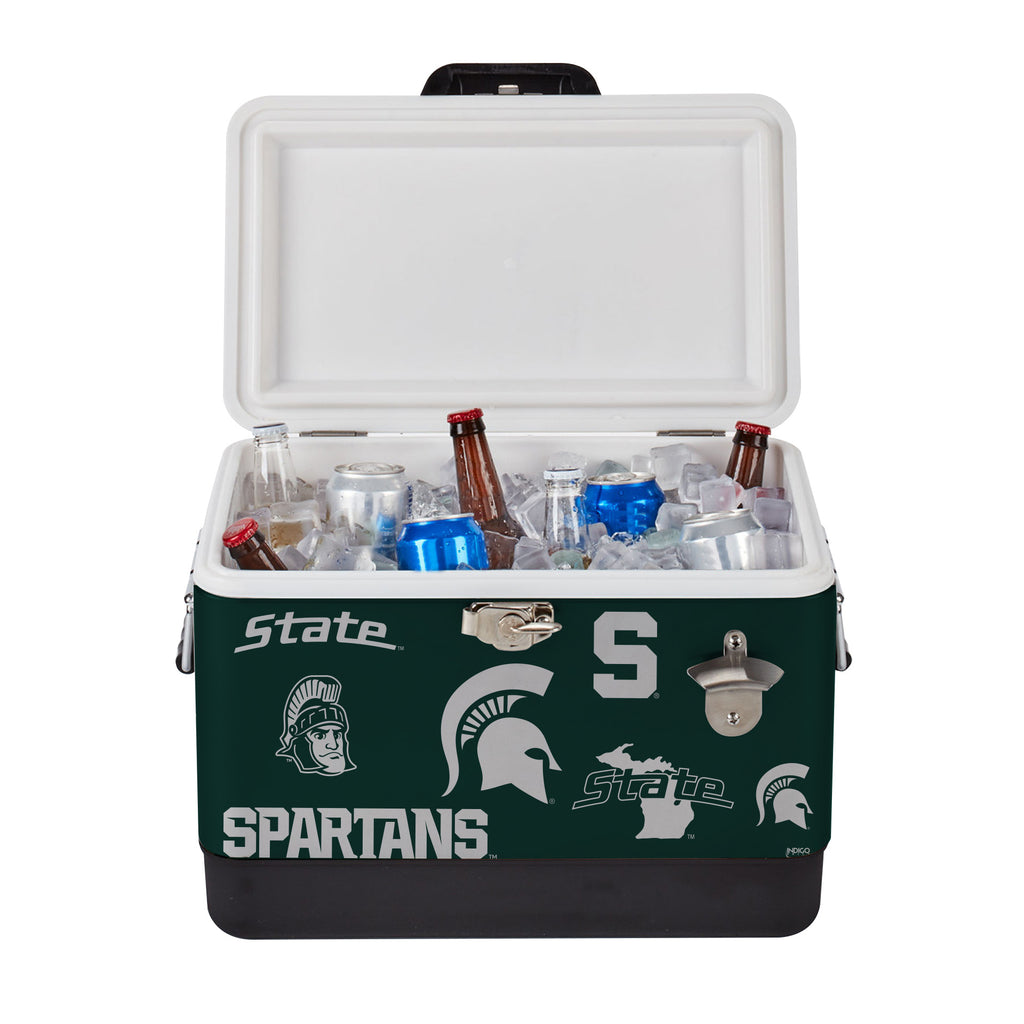 26qt Michigan State Spartans Medley Metal Cooler