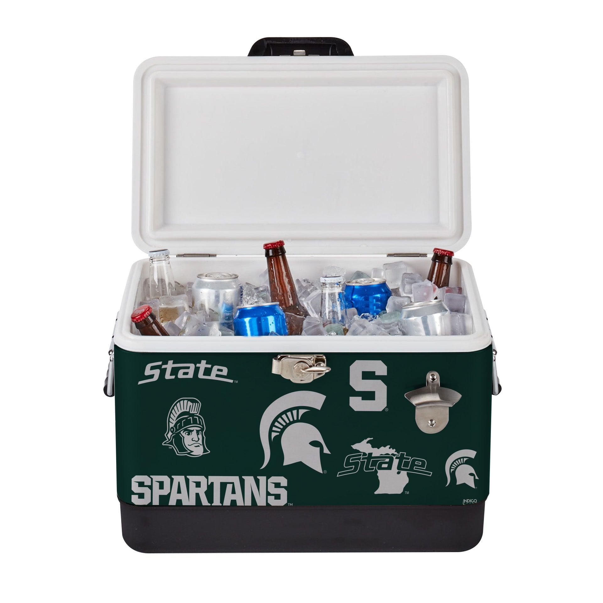 26qt Michigan State Spartans Medley Metal Cooler