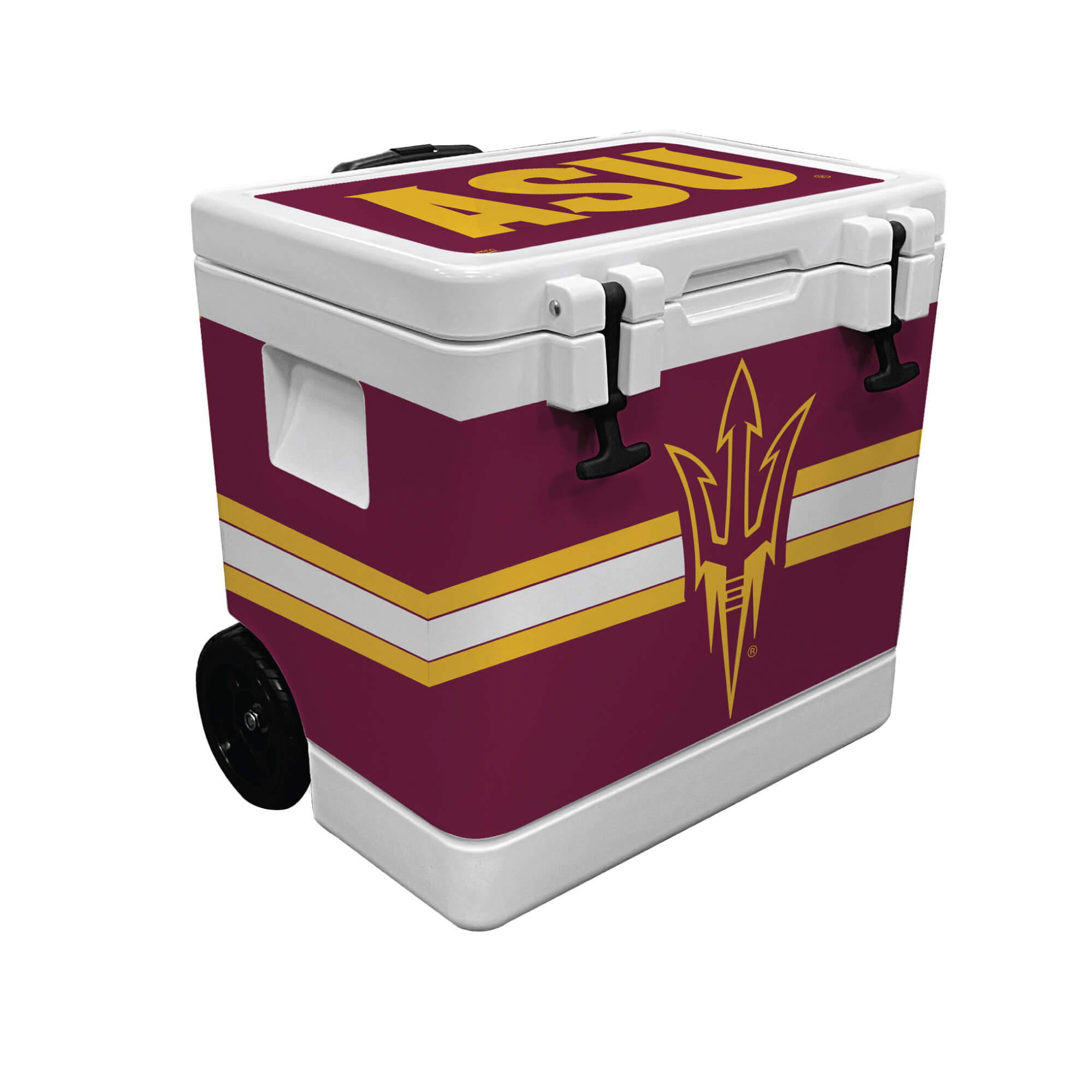 37qt Arizona State Sun Devils Rotomolded Wheeled Cooler