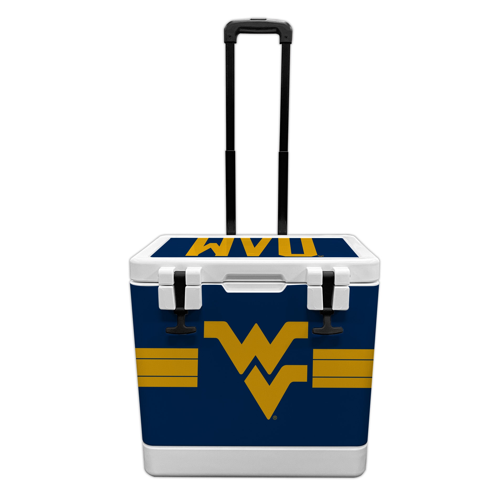 37qt West Virginia Mountaineers Rotomolded Wheeled Cooler