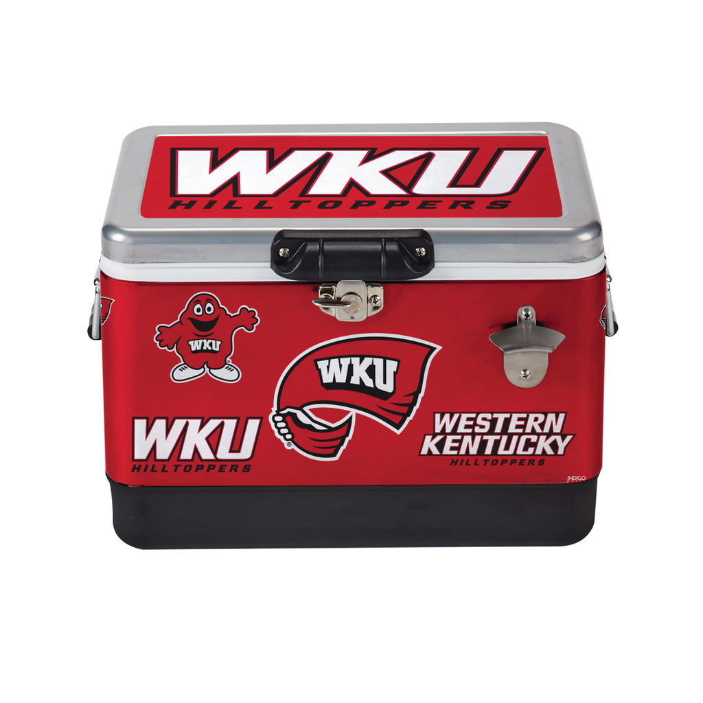 26qt Western Kentucky Hilltoppers Medley Metal Cooler