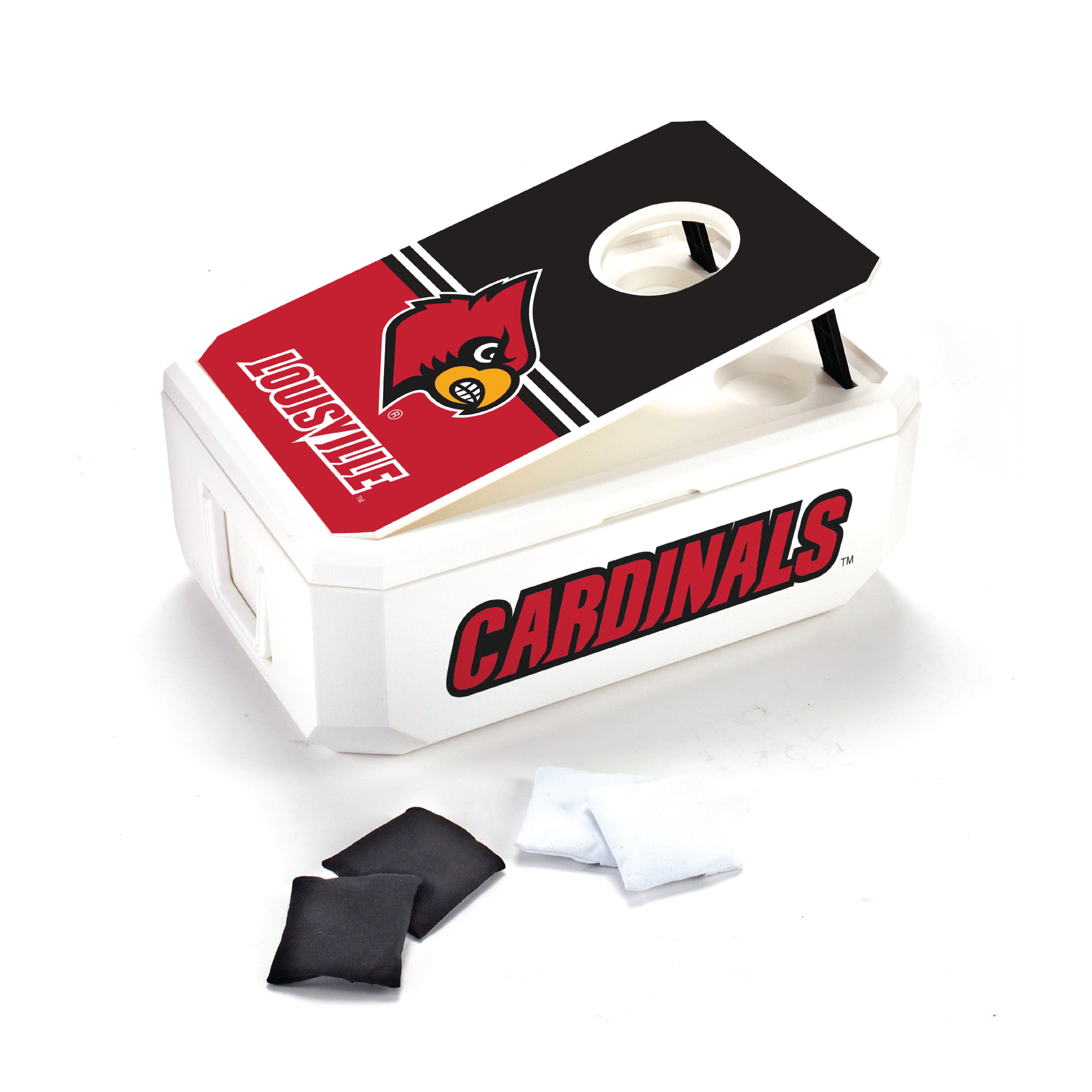 37qt Louisville Cardinals Cornhole Cooler